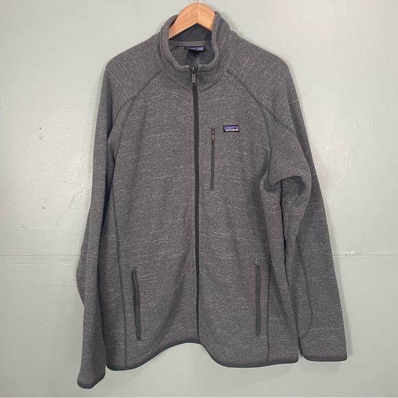 Patagonia Men’s Better Sweater Jacket Full Zip Fleece Sz XL Heather Gray